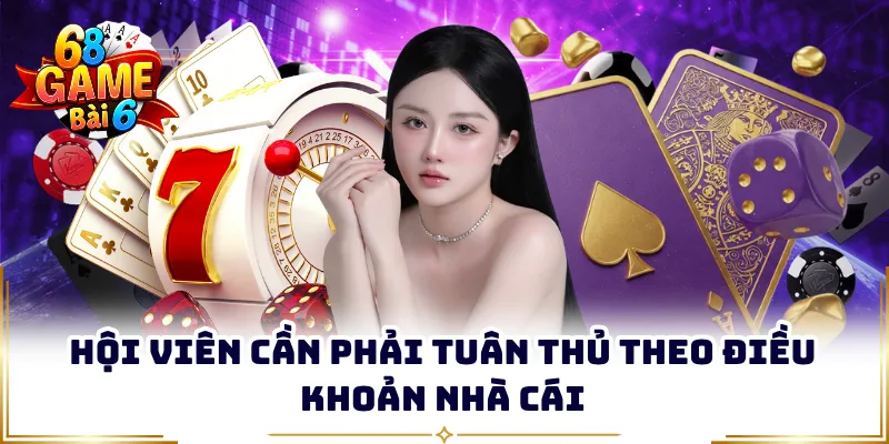 Hội viên cần phải tuân thủ theo điều khoản nhà cái